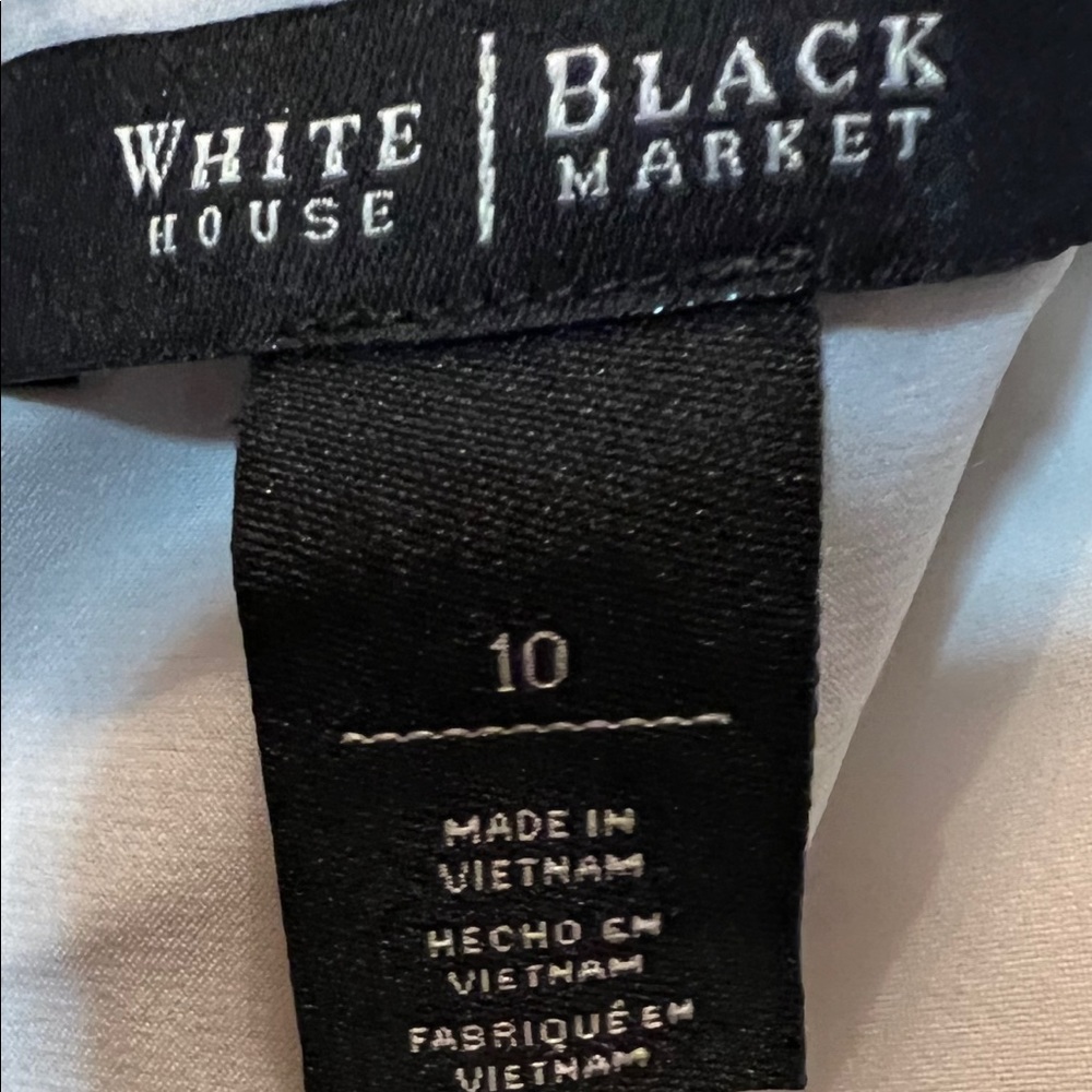 White House Black Market color-block Dress Sz10. - Picture 6 of 12